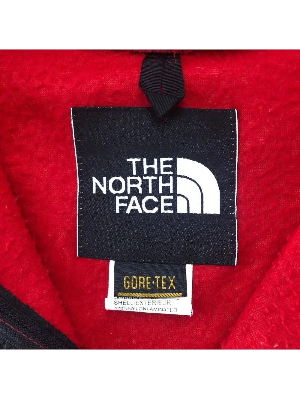 The North Face Red and Black Gore-Tex Fleece Jacket Size S
